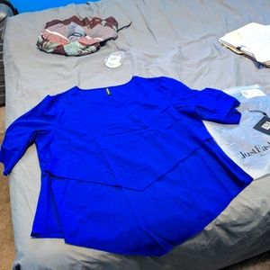 Royal Blue Just Fashion Blouse